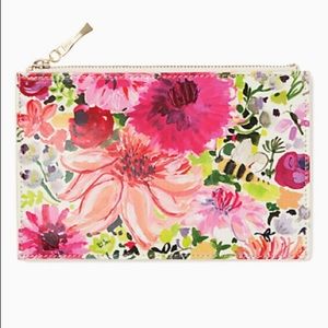 Kate Spade Dahlia Floral Pouch pencils or cosmetic